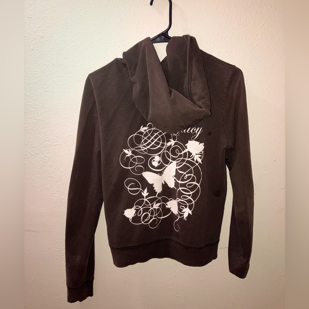 brown large hoodie